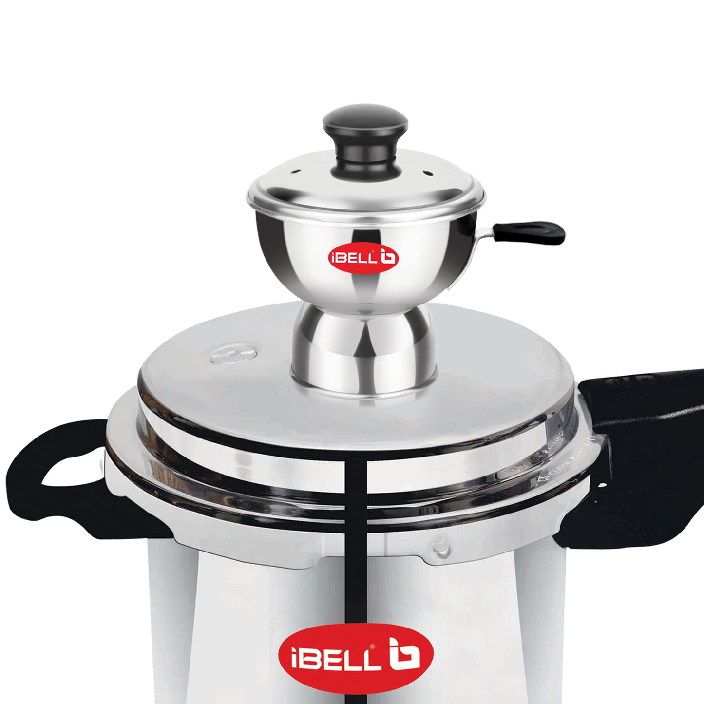 IBELL Stainless Steel Chiratta Puttu Maker Use with Pressure Cooker