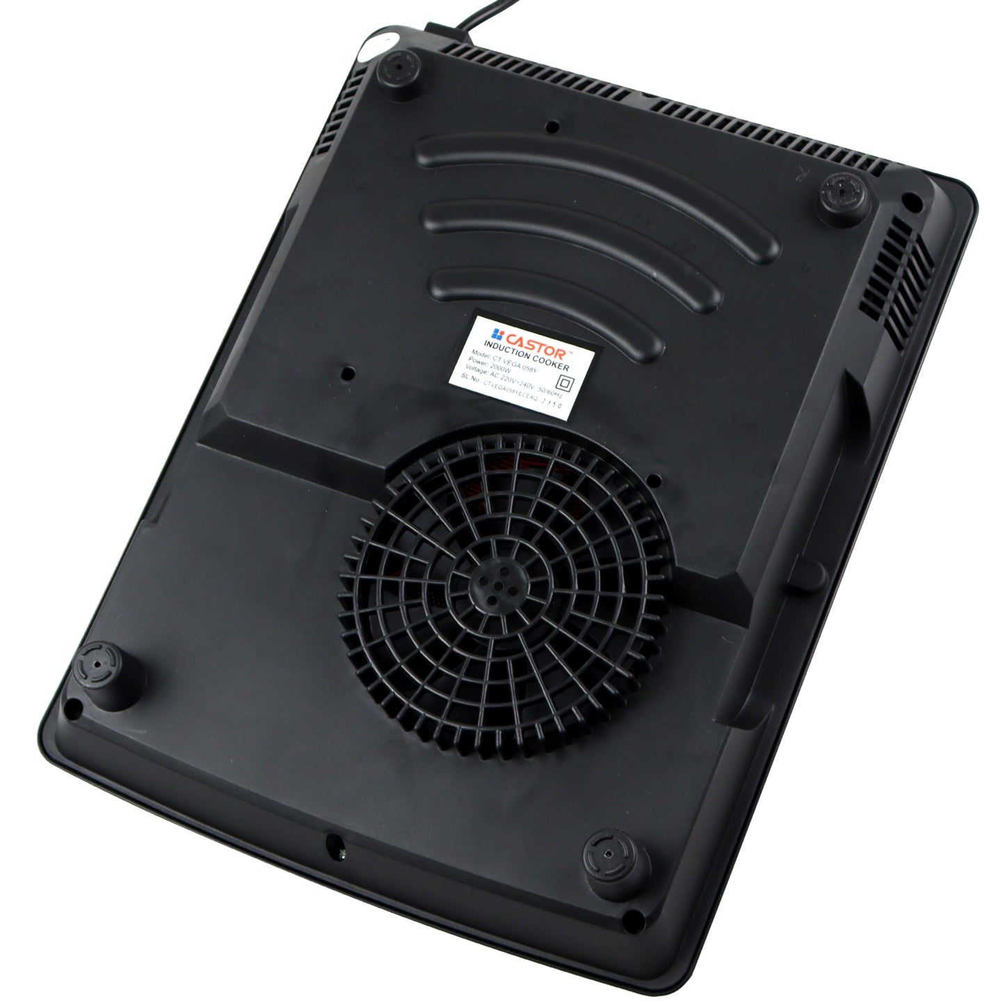 iBELL Castor VEGA Induction Cooktop 2000W, Auto Shut Off and Over Heat Protection, 2yr Warranty (Black)