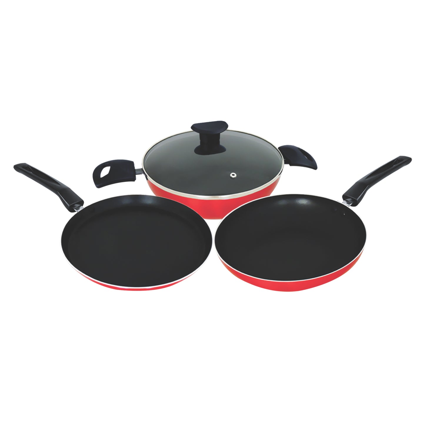 VBT VBT KTF2425IB Non Stick Cookware Set – Induction & Gas Compatible, PFOA Free