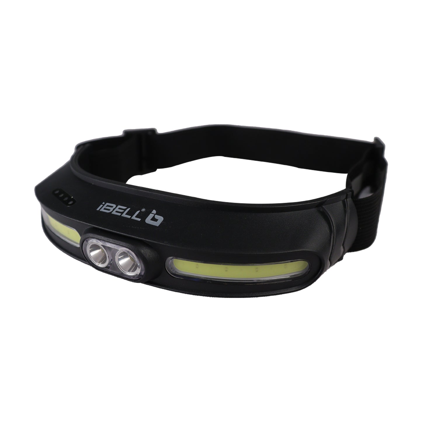 IBELL HL8245S Headlamp Torch with Headband, Rechargeable, LED with 5 Light Modes, Type C Charging, Light Weight, Super Bright & Long Range, for Cycling, Trekking, Camping (Black)
