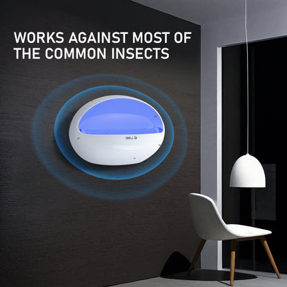 iBELL P200IK LED Fly Catcher & Insect Killer Machine with Sticky Trap, 20W, No Side Effects, Compact and Stylish Design for Home, Office and Restaurant (White)