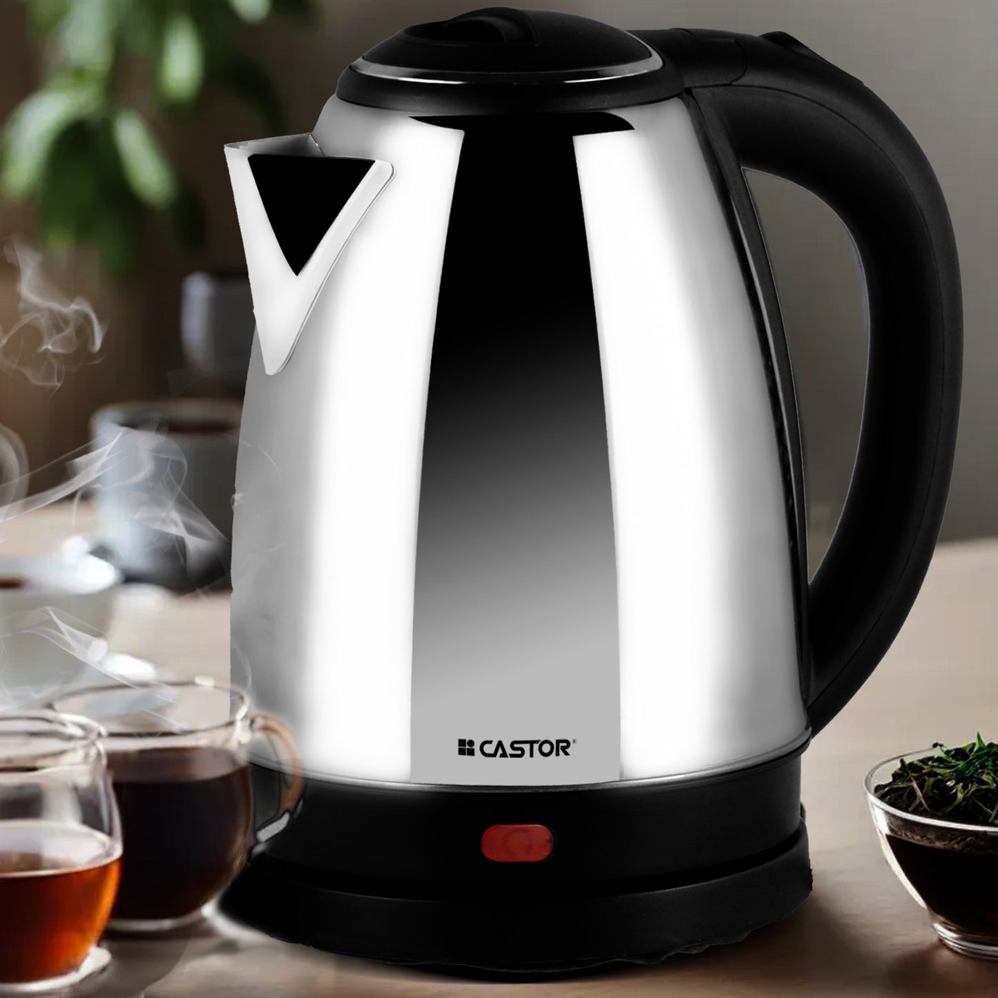 iBELL Electric Kettle 1500W Stainless Steel Body with Safety Lock Lid, Automatic Shut-Off, Heat Resistant Handle & Lid, 2-Year Warranty (1.8 Ltr)
