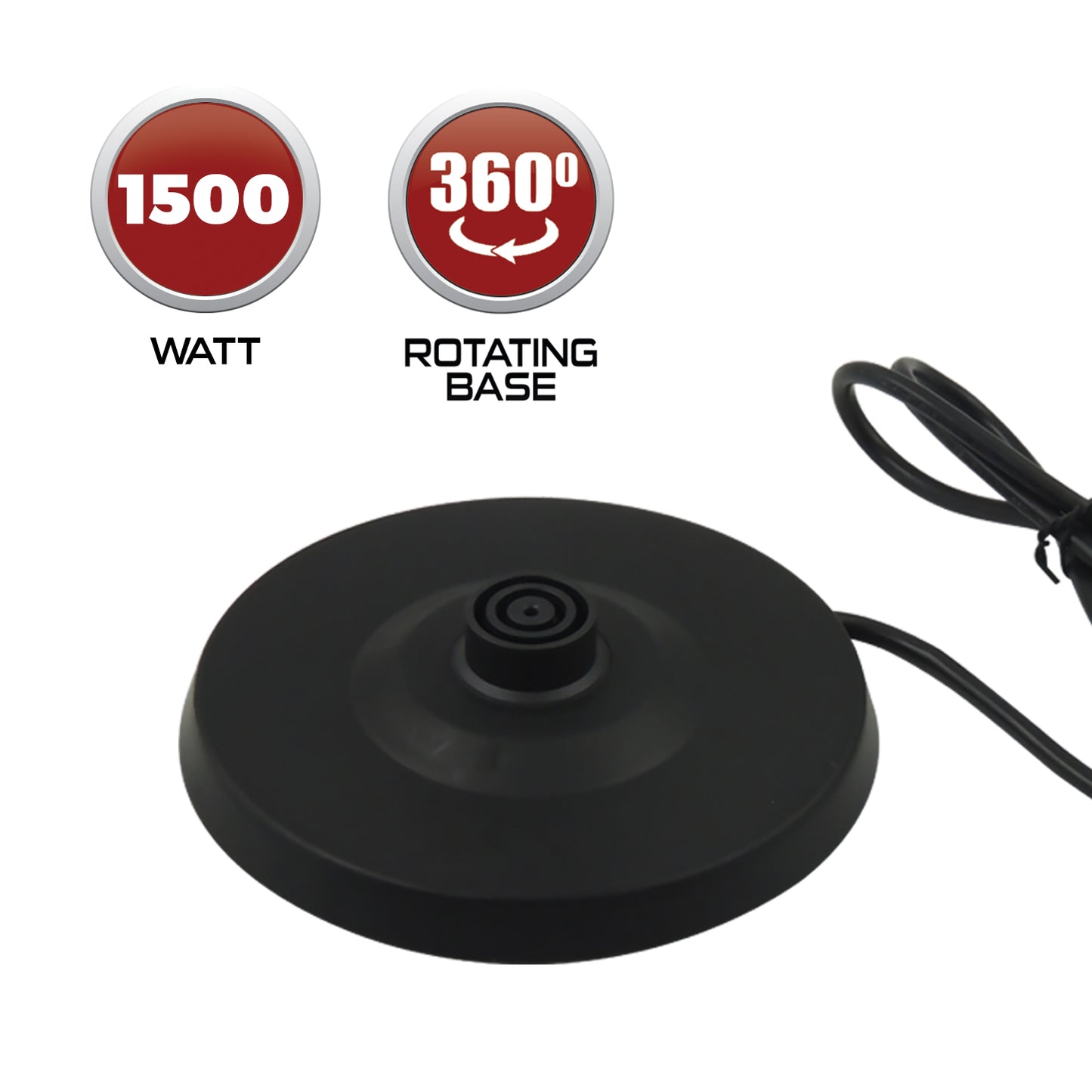 iBELL Castor CTEK15M Premium 1.5 Litre Stainless Steel Electric Kettle,1500 watts Auto Cut-Off Feature,Silver