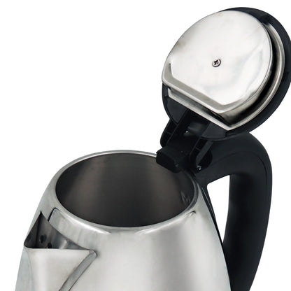 iBELL Electric Kettle 1500W Stainless Steel Body with Safety Lock Lid, Automatic Shut-Off, Heat Resistant Handle & Lid, 2-Year Warranty (1.8 Ltr)