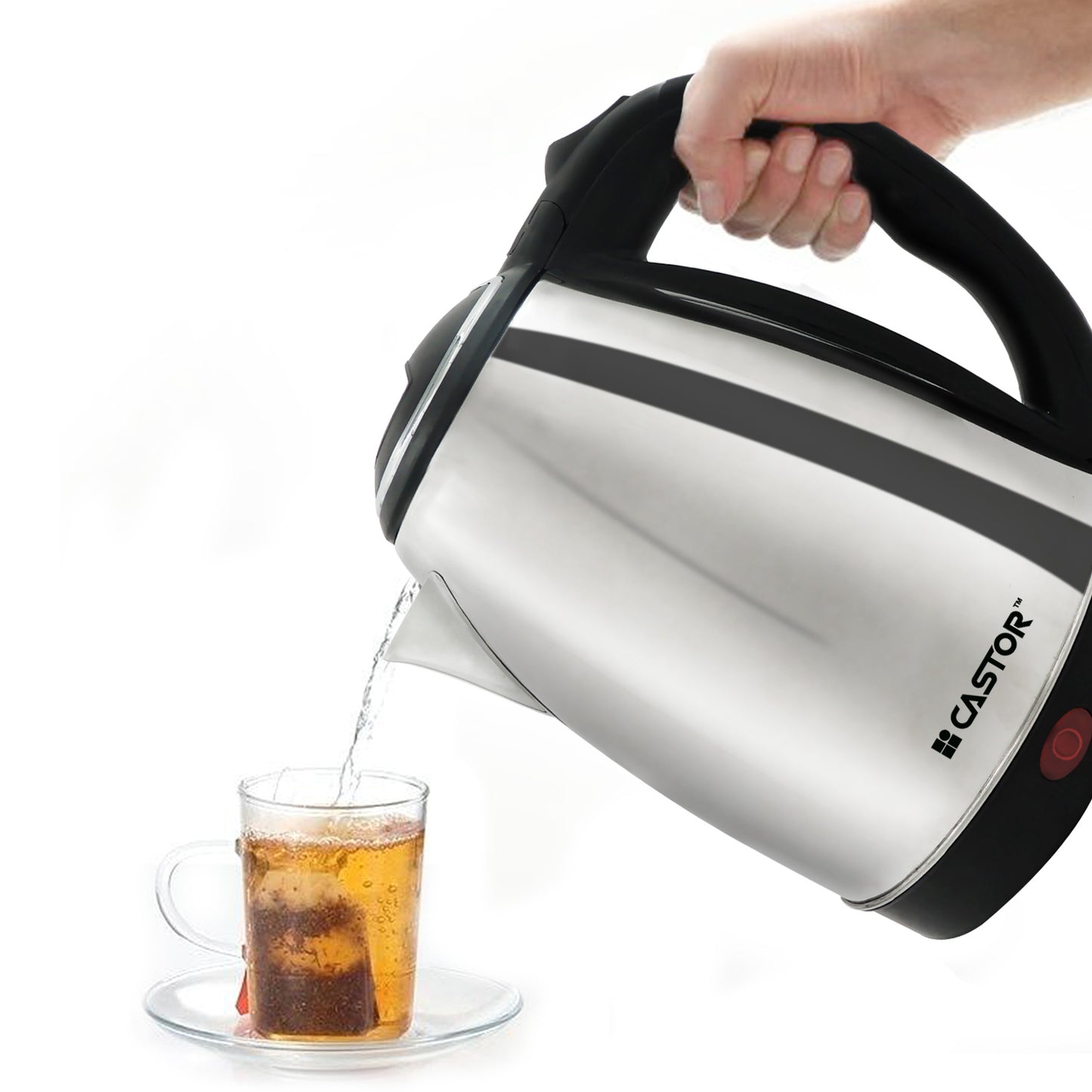 iBELL Electric Kettle 1500W Stainless Steel Body with Safety Lock Lid, Automatic Shut-Off, Heat Resistant Handle & Lid, 2-Year Warranty (1.8 Ltr)