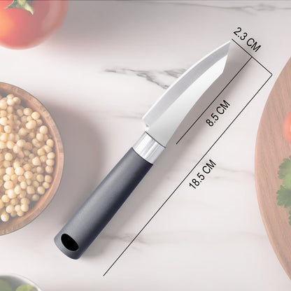 IBELL FA25 Knife for Kitchen Use Multipurpose Stainless Steel Kitchen Knife for Veg, Meat and Fruit Cutting (Black)