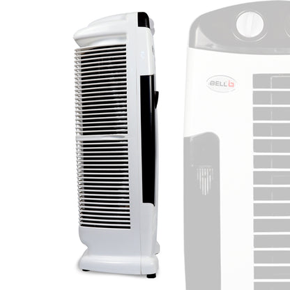 IBELL High Speed Tower Fan, 25-foot Air Delivery, 4-way Air Flow, Low Power Consumption and Anti-Rust Body (White)