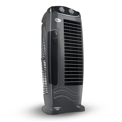 IBELL DELUXE High Speed Tower Fan, Low Power Consumption and Anti-Rust Body, 25-foot Air Delivery, 4-way Air Flow (Grey)