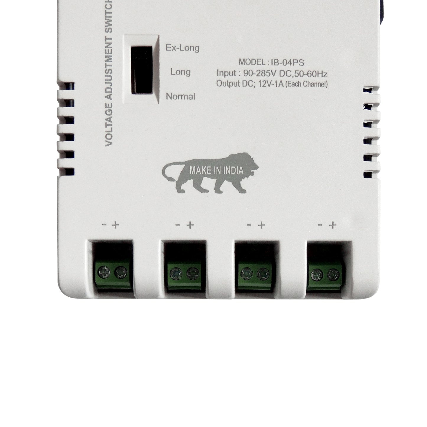 iBELL CP404 4 Channel SMPS for CCTV Output, Power Supply Adapter for up to 4 CCTV Cameras, White (Pack of 1)