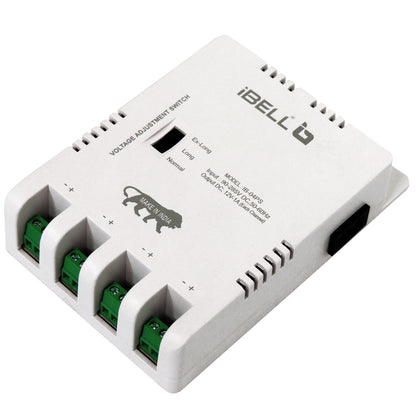 iBELL CP404 4 Channel SMPS for CCTV Output, Power Supply Adapter for up to 4 CCTV Cameras, White (Pack of 1)