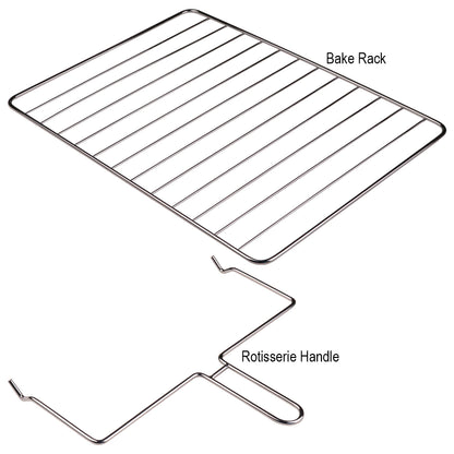 iBELL Ibleo25Lgnew 25 Liters Electric Oven Toaster Grill Otg With Rotisserie, Black, 1600 Watts