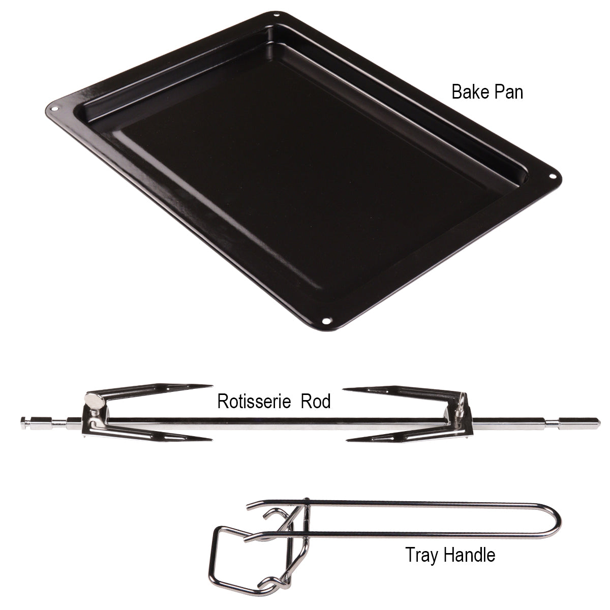 iBELL Ibleo25Lgnew 25 Liters Electric Oven Toaster Grill Otg With Rotisserie, Black, 1600 Watts