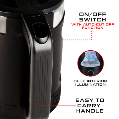 iBELL Gekb17M Black Glass Electric Kettle, Glass Kettle, 1500 Watts, 1.7 Litres, With Led Light, Tempered Glass, Auto Cut Off Function, 360 Degree Rotating Base, Black
