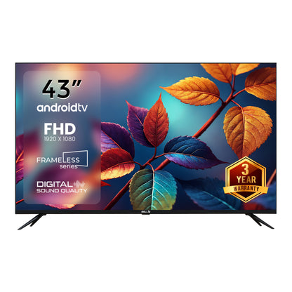 IBELL 109 cm (43 Inches) Smart Full HD LED TV, Android 9.0, Wide Screen (Black)