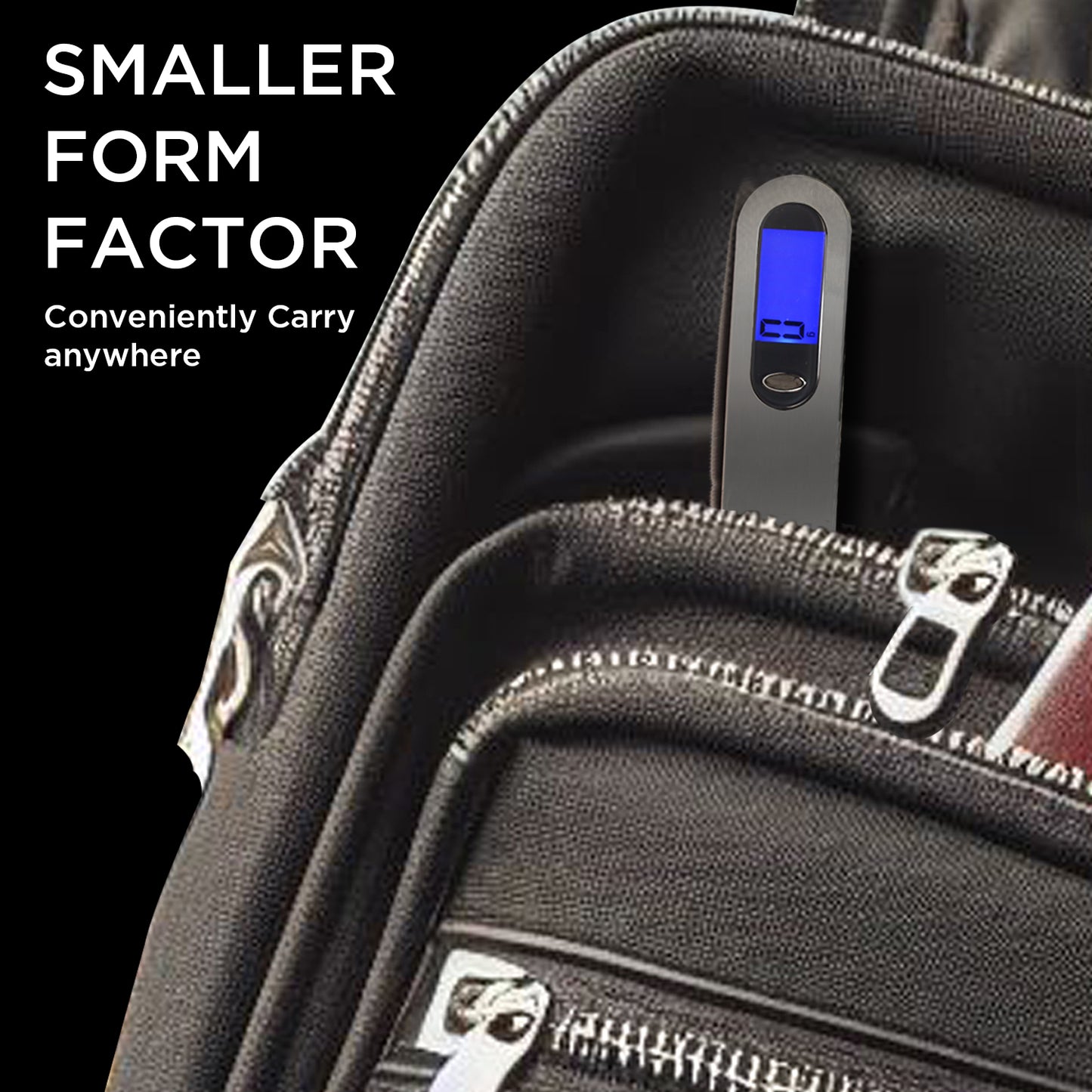 iBELL Premium Stainless Steel Weight Machine For Luggage Weighing Scale, Portable, 50 KG, Hook Type With Digital LED Screen & Tare Function, LS5010M (Silver)