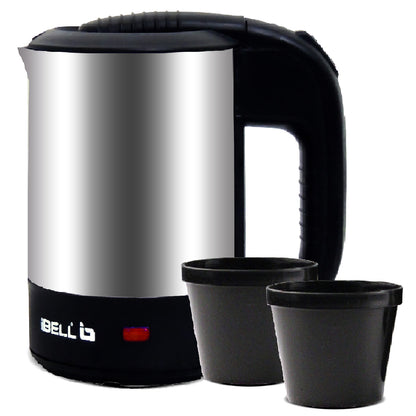 iBELL SEK105 Electric Kettle With Removable Lid, 0.5 Ltrs, 950W Highly Polished Stainless Steel (Silver)