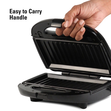 iBELL SM1301 3-in-1 Sandwich Maker, Big Size, 750 Watt, with Detachable Plates for Toast/Waffle/Grill (24 x 24 x 10 cm)