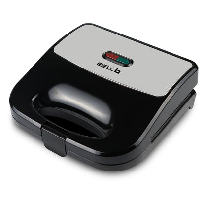 iBELL SM1535 Sandwich Maker, Grill & Toast, Electric, Nonstick, 750 Watt (Black)