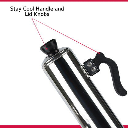 iBELL Stainless Steel Puttu Maker - Silver