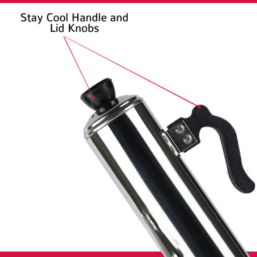 iBELL Stainless Steel Puttu Maker - Silver