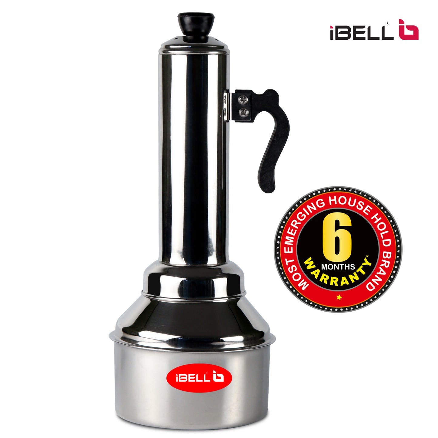 iBELL Stainless Steel Puttu Maker - Silver
