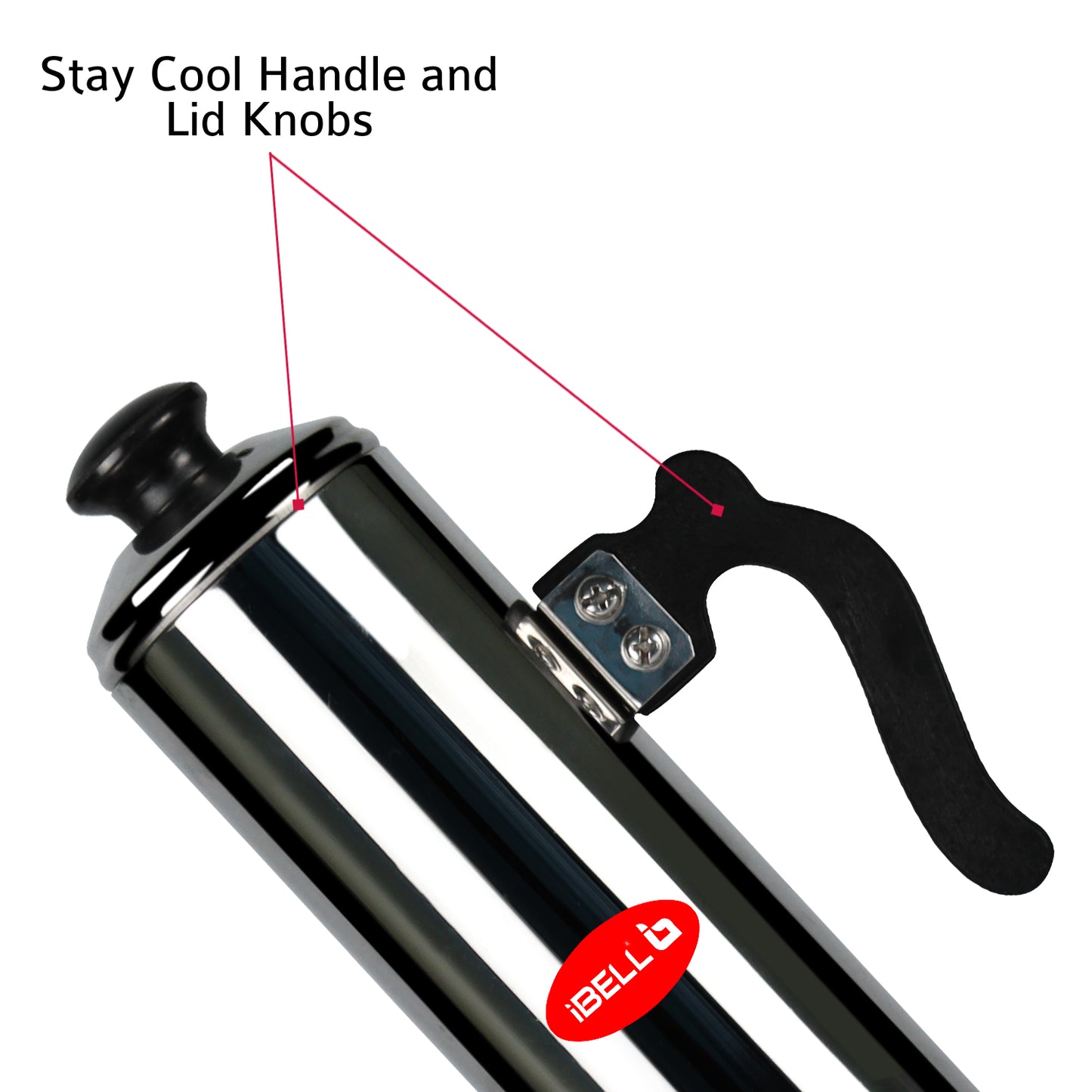 iBELL Stainless Steel Puttu Maker, Food Grade 304 Stainless Steel