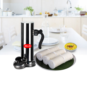 iBELL Stainless Steel Puttu Maker, Food Grade 304 Stainless Steel