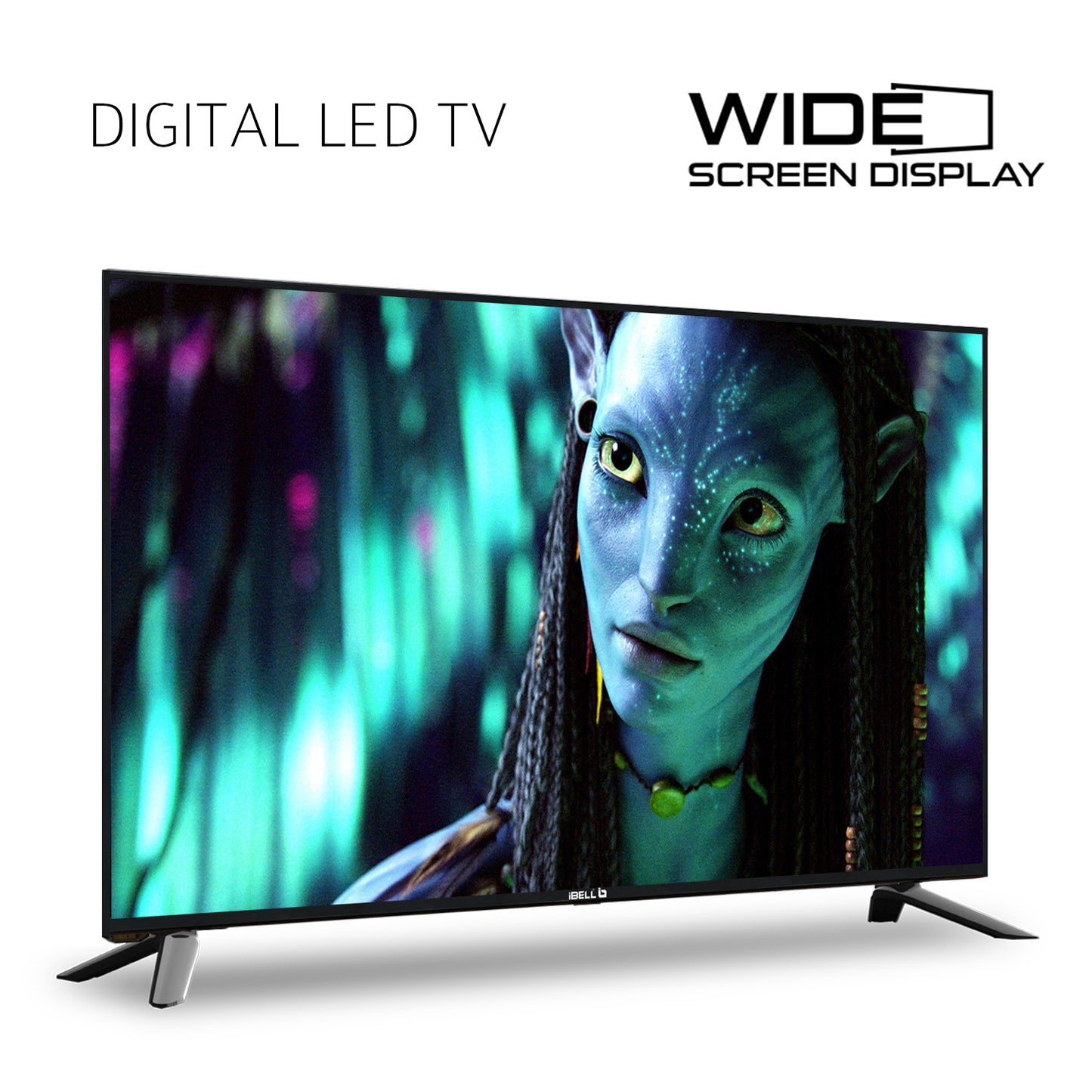 IBELL 80cm (32 inches) HD Ready Digital LED TV - Wide Screen, Digital Sound Quality (TRIDENT325NE, Black)