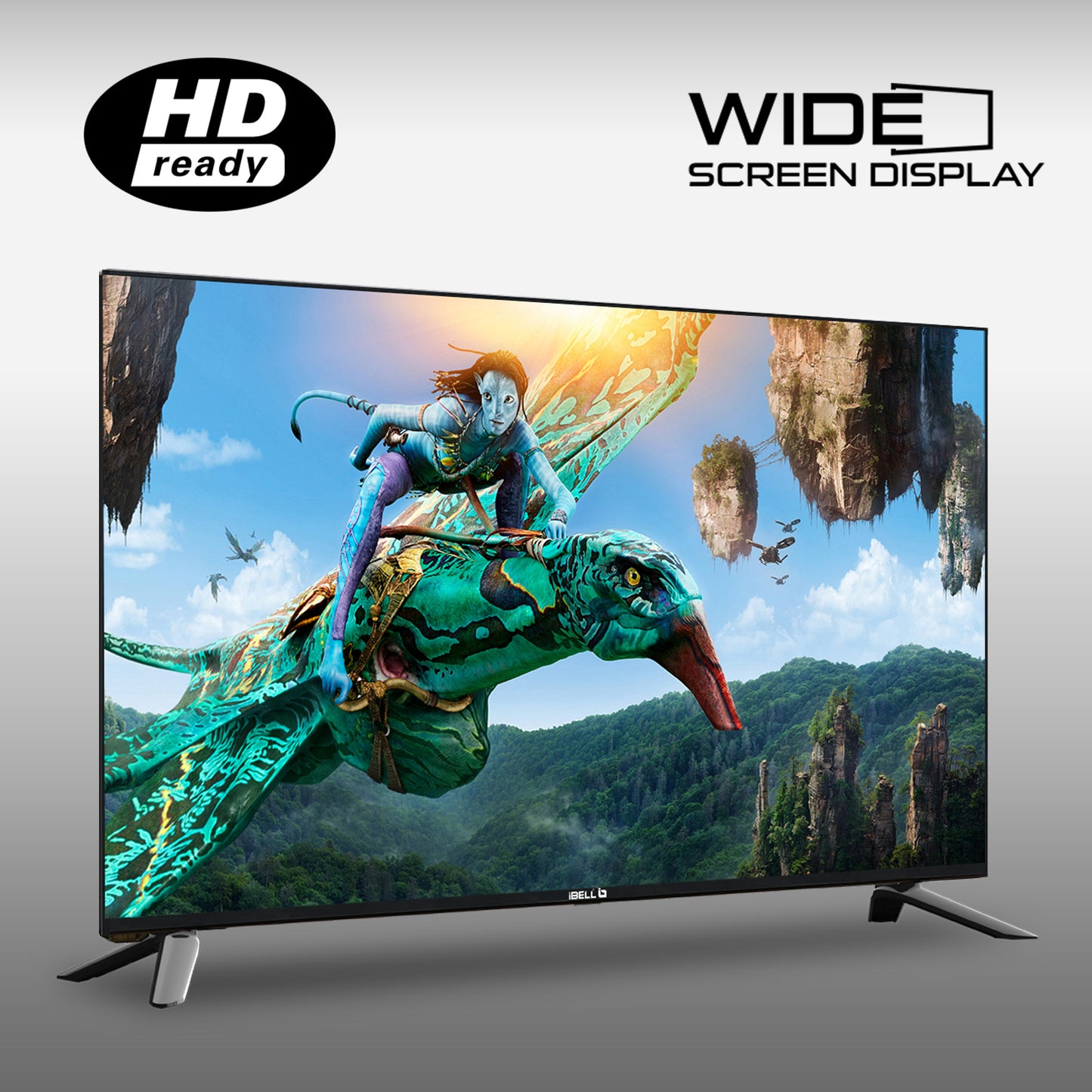 IBELL 80cm (32 inches) HD Ready Digital LED TV - Wide Screen, Digital Sound Quality (TRIDENT325NE, Black)