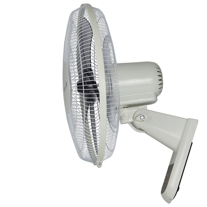 IBELL VIVA High Speed Wall Fan with Remote, 5 Leaf, 406mm, Low Noise Motor, White