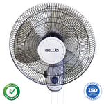 IBELL 9816WF High Speed Wall Fan with 3 Leaf, 406mm, Low Noise Motor (Ivory White)