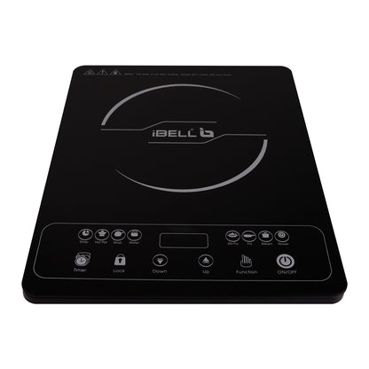 iBELL 20 YO Induction Cooktop 2000W with Full Touch Control, Auto Shut Off and over Heat Protection Black