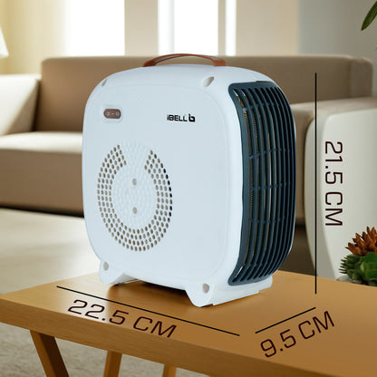 IBELL Electric Portable Room Heater | 2200W | Dual Heating Modes | Advanced Overheat Protection | Automatic shut off | Quick Warming | 2-year Warranty | White