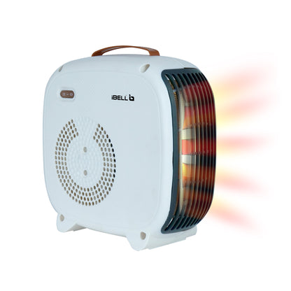 IBELL Electric Portable Room Heater | 2200W | Dual Heating Modes | Advanced Overheat Protection | Automatic shut off | Quick Warming | 2-year Warranty | White