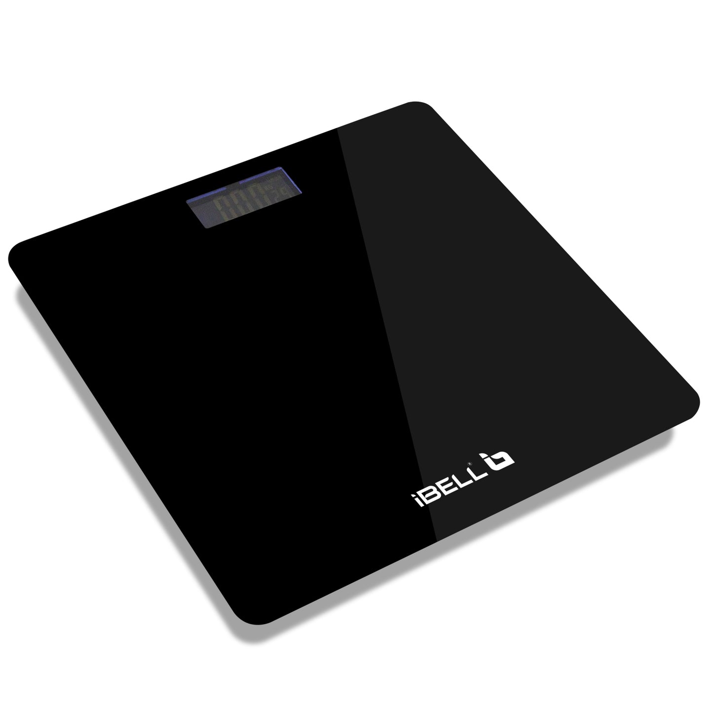 iBELL BS260M Ultra-Light Tempered Glass Backlit LCD Display Digital Personal Body Weight Weighing Scale, Bathroom Scale (180 kg)