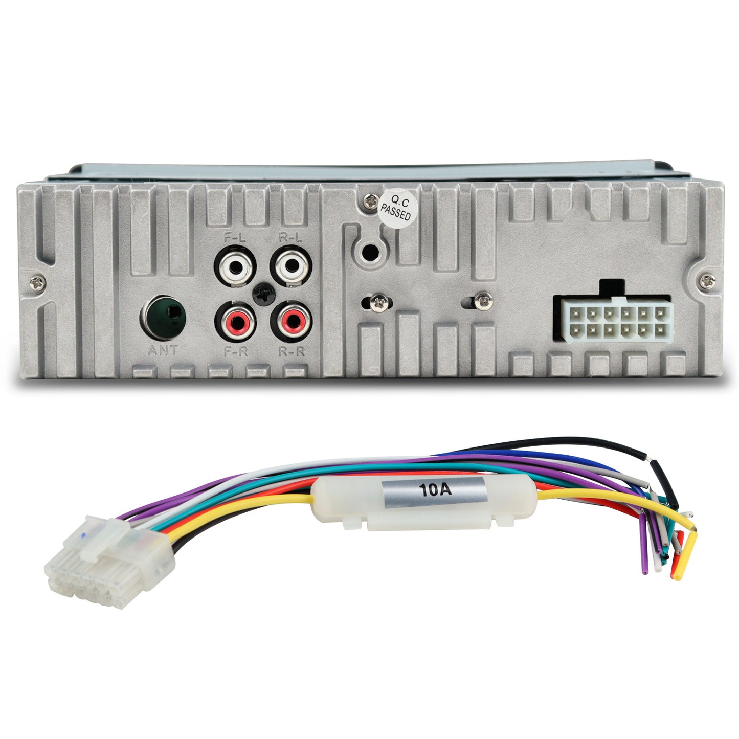 IBELL CP7920T Car Audio System, Bluetooth, Dual USB, AUX, SD Card, FM Radio, 140W Car Audio Player, LCD Display,1 DIN Music System, Voice Assistant (Black)