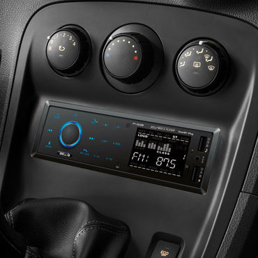 IBELL CP7920T Car Audio System, Bluetooth, Dual USB, AUX, SD Card, FM Radio, 140W Car Audio Player, LCD Display,1 DIN Music System, Voice Assistant (Black)