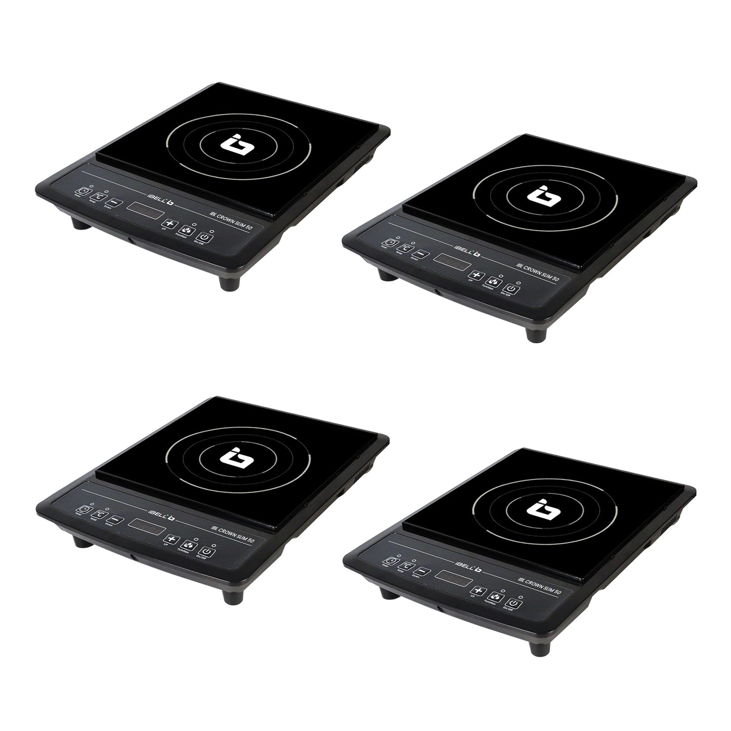 IBELL SLIM50 Induction Cooktop, 2000W, BIS Certified, LED Display, 2 Yr Warranty, Auto Shut-Off, Over Heat Protection (Black)