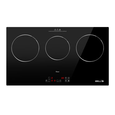iBELL EMINENCE03 Induction Hob, Electric, 5600W, with 8 Level Power Setting, Auto -Off Protection, Toughened Glass and Touch Controls (Black)
