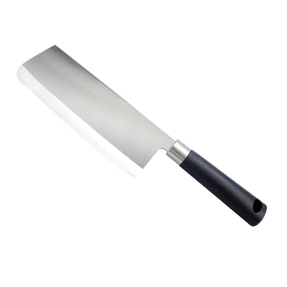 IBELL FA01 Premium Kitchen Knife/Cleaver, Big Size, Stainless Steel, for Cutting Fruits, Vegetables and Meat (Black)