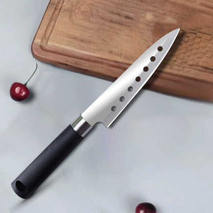 IBELL FA21 Knife for Kitchen Use, Premium Stainless Steel Blade, Cuts Meat, Vegetables and Fruits, Ergonomic Handle (Black)
