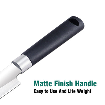 IBELL FA22 Premium Kitchen Knife, Sharp Stainless Steel, Chef's Knife for Cutting Fruits, Vegetables and Meat (Black)