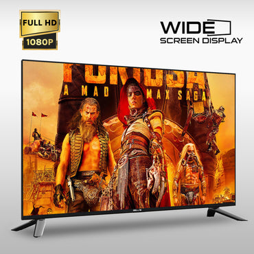 IBELL 109cm (43 inches) Frameless Google LED TV - Full HD, Android 11.0, Smart Features, Crisp Display, Sleek Design (GTV43E, Black)