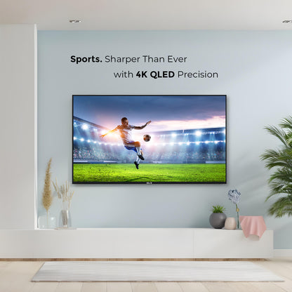 IBELL 108 cm (43 inches) A+ Series 4K Ultra HD Smart QLED TV (Black)