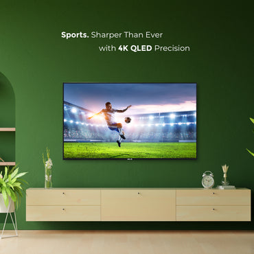 IBELL 138 cm (55 inches) A+ Series 4K Ultra HD Smart QLED TV (Black)