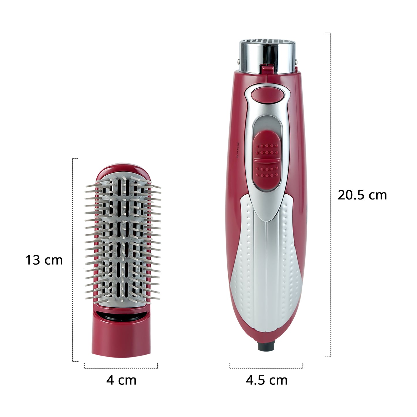 IBELL Hair Straightening Brush for Women | 3-in-1 Hot Air Brush for Styling, Drying & Straightening | Ceramic Bristles, 3 Speed Settings, Smooth Salon Finish | Ideal for Everyday Hair Care, 1-Year Warranty