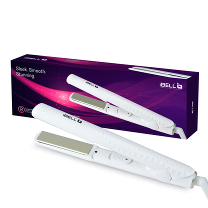 IBELL 3-in-1 Hair Straightener for Woman | Professional Hair Curler Machine with Ceramic Plates | 200°C Salon Styling Tool | Straight, Curl & Wave | Hair Straightening Lasts 2–3 Hours | LED Indicator & 1-Year Warranty