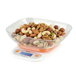 iBELL Digital Kitchen Weighing Scale for Health, LCD Display, High Precision Sensors, Tare Function, up to 5KG, Portable Food Weight Machine for Health, Fitness, Home Baking & Cooking - KS502 (Orange)