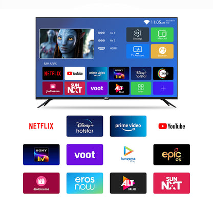 IBELL 80cm (32 inches) Smart LED TV - HD Ready, Android 9.0, Smart Features, Crisp Display, Sleek Design (Black)
