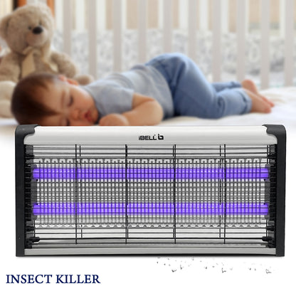 iBELL M23IK Insect Killer Machine for Home LED Bulb, High Efficiency, Effective Fly Catcher/Insect Trap for Home, Office & Restaurant (Silver)